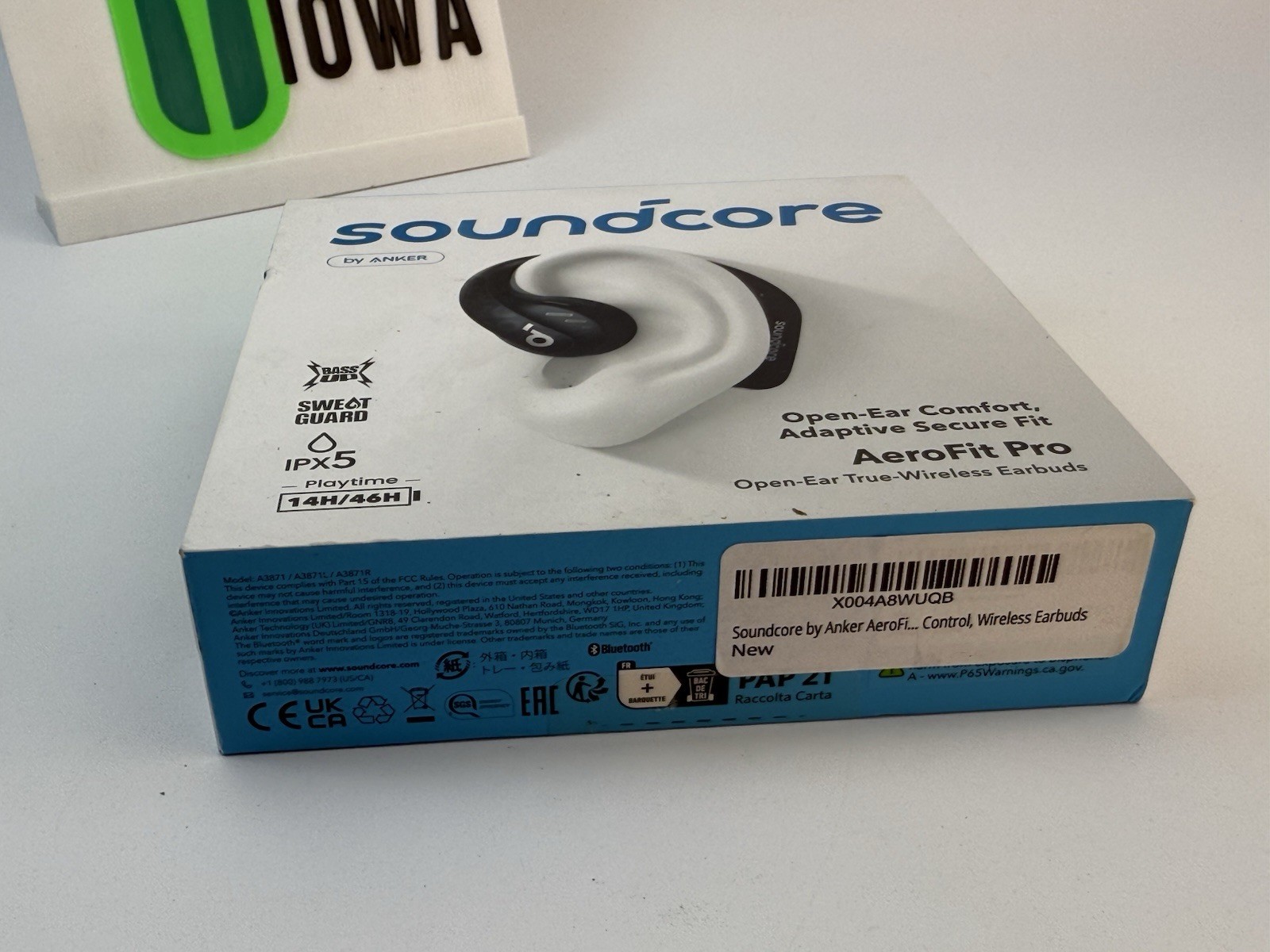 Soundcore AeroFit Pro Open-Ear Comfort True Wireless Earbuds (Black) – New