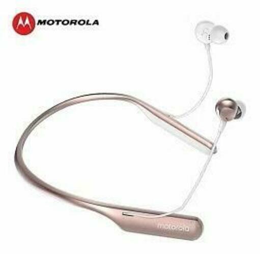 Motorola Pace 200 In-Ear Metal Rich HD Sound Headphones with Microphone