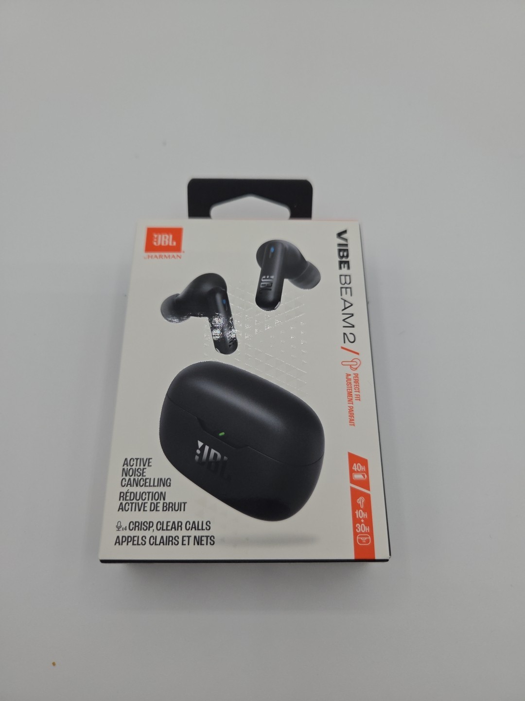 JBL Vibe Beam 2 Wireless Earbuds Noise Cancelling In‑Ear Headphones NWT