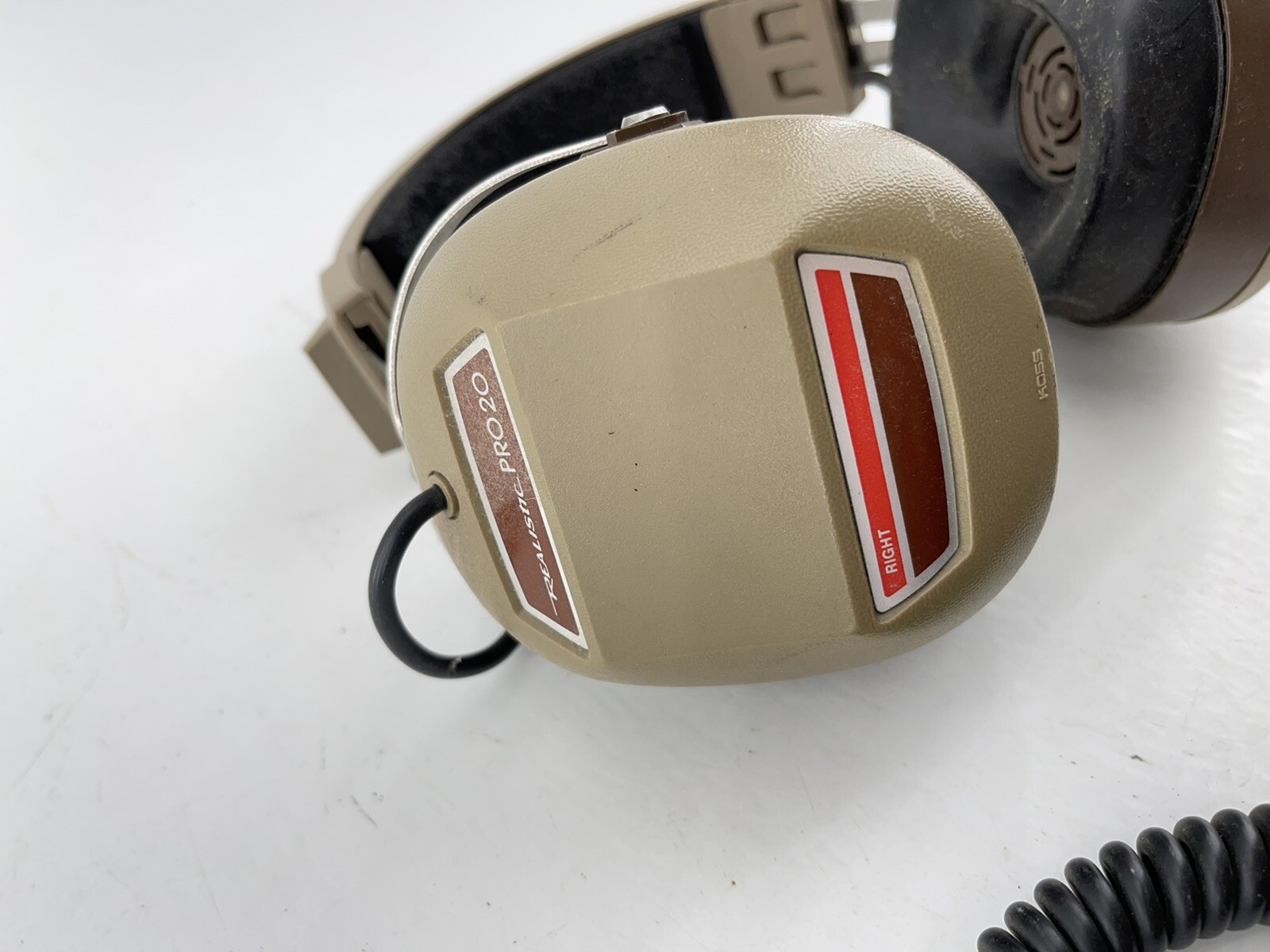 Vintage Radio Shack Realistic PRO 20 Headband Over Ear Headphones