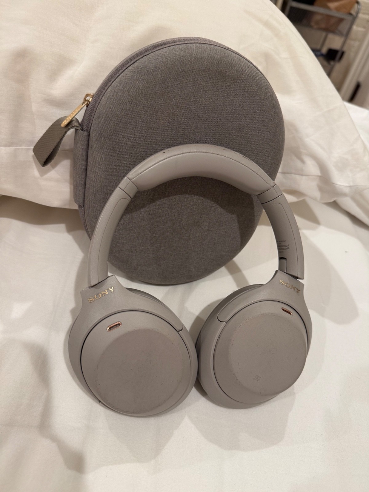 Sony WH-1000XM4 Wireless Over-Ear Headphones- Silver