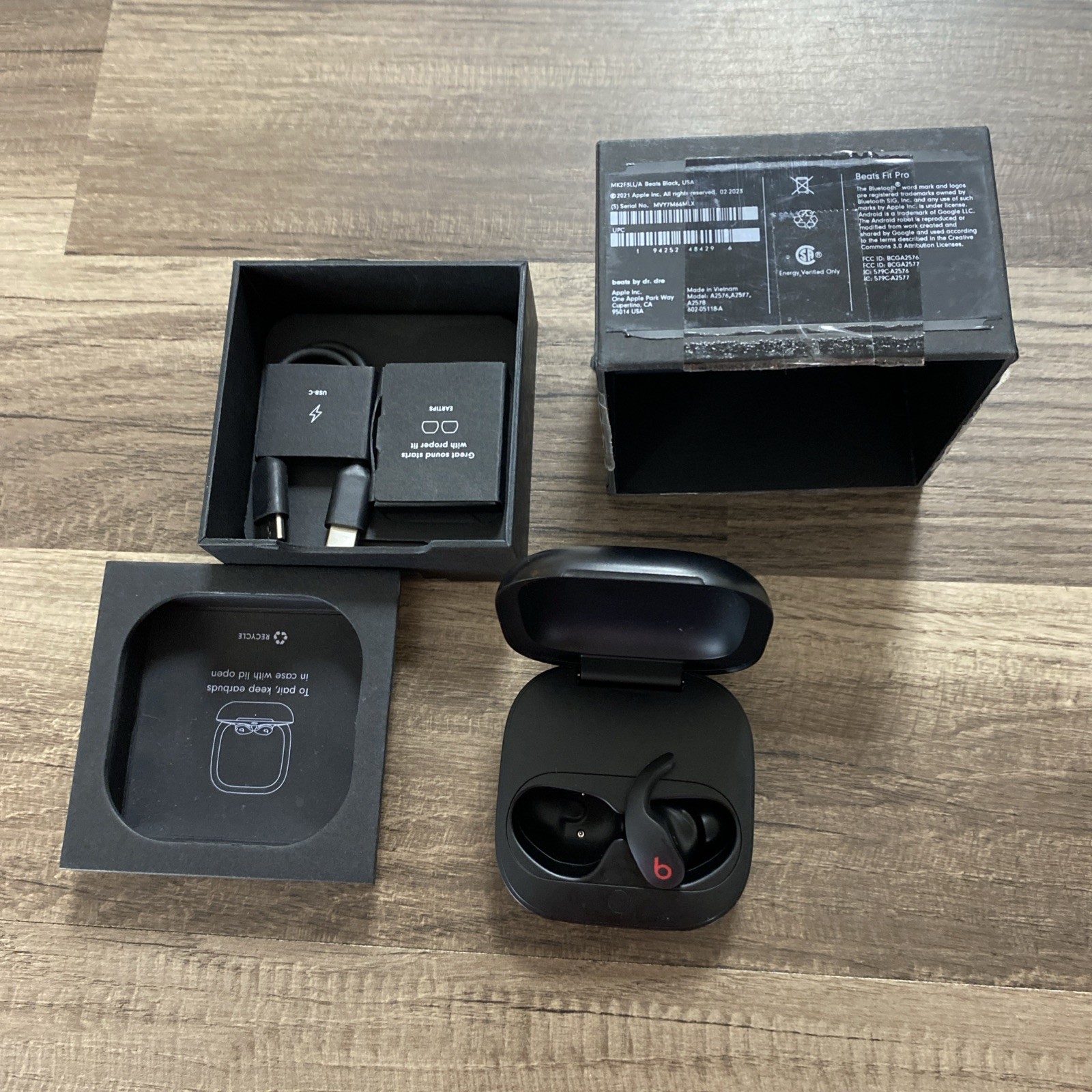 Authentic Dre Beats Fit Pro Wireless Earbud Right SIDE ONLY MK2F3LL/A Read/d