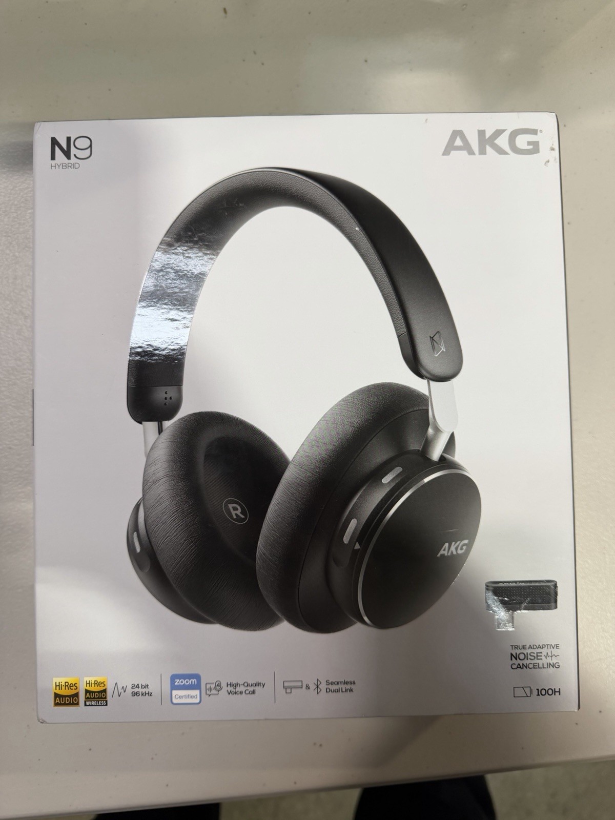 Harman AKG N9 Hybrid Wireless Headphones – Hi-Res Audio + ANC – Brand New