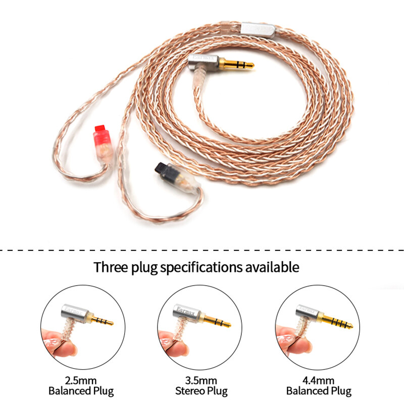 Balanced Cable For SHURE AKG SONY Westone Fiio Xelento Sennheiser ATH Earphones