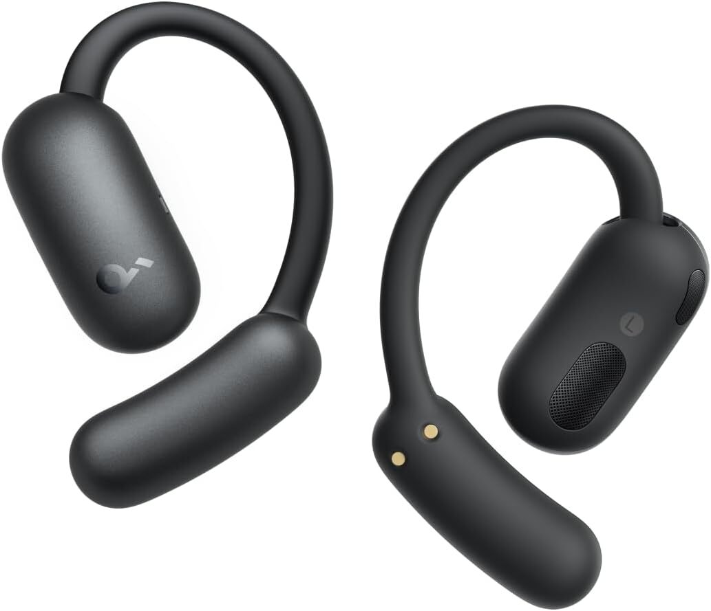 Soundcore AeroFit 2 Open-Ear Headphones Ear Hooks Earbuds Rich Bass Hi-Res Audio