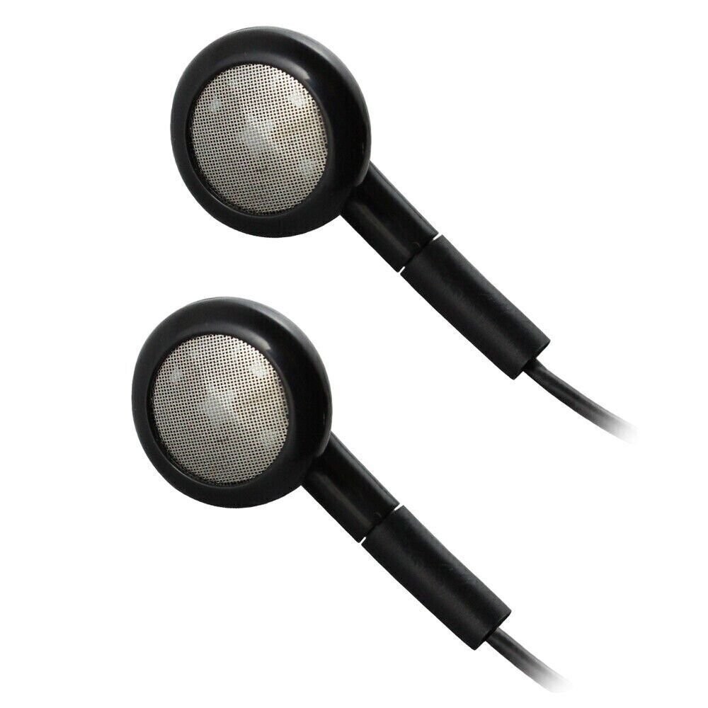 100 Lot Bulk Wholesale Black 3.5MM Headphones Earbuds Earphones for iPhone