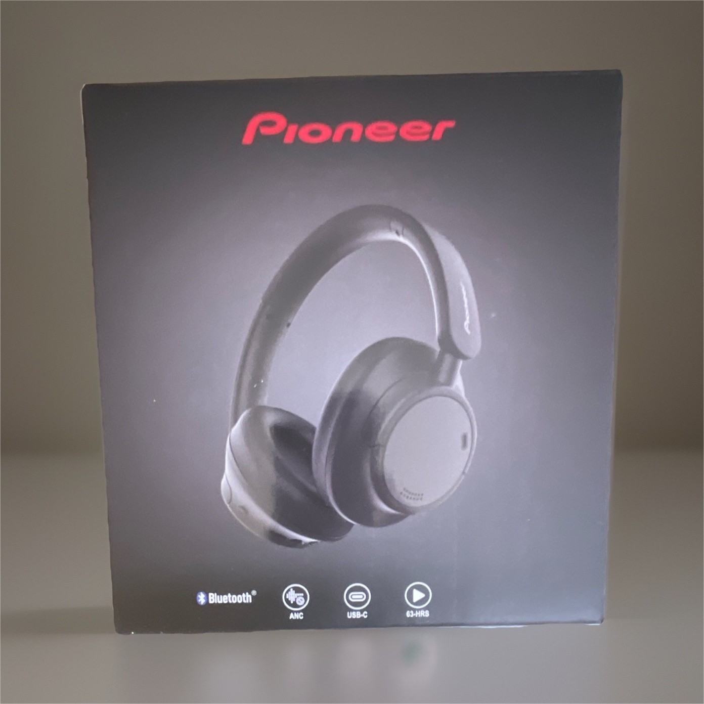 Pioneer A35-BK Bluetooth Over-Ear Headphones w/ ANC, Mic, USB-C, Black