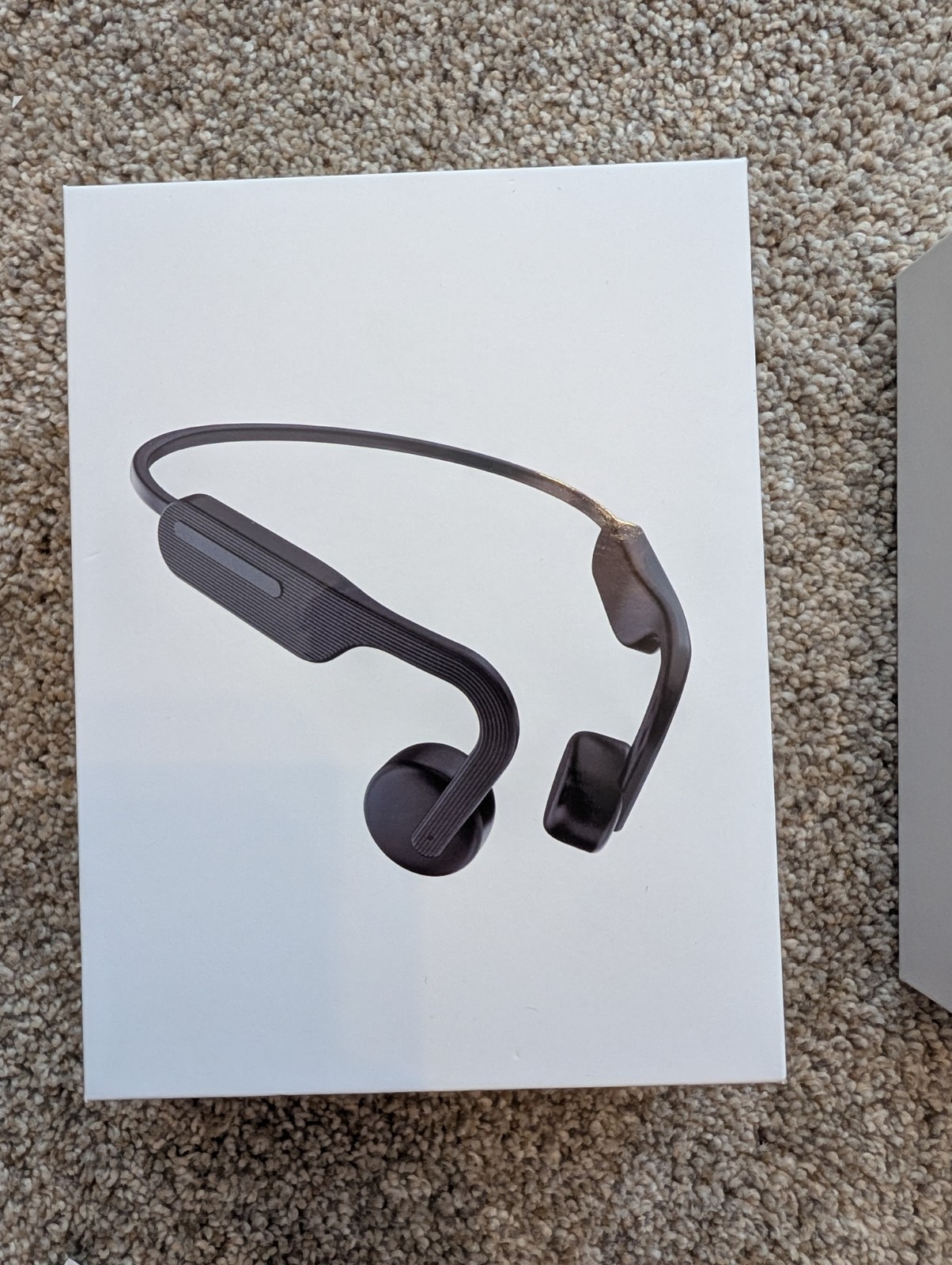 QYZUE Bone Conduction Open-Ear Bluetooth Neckband Headphones Mic Black