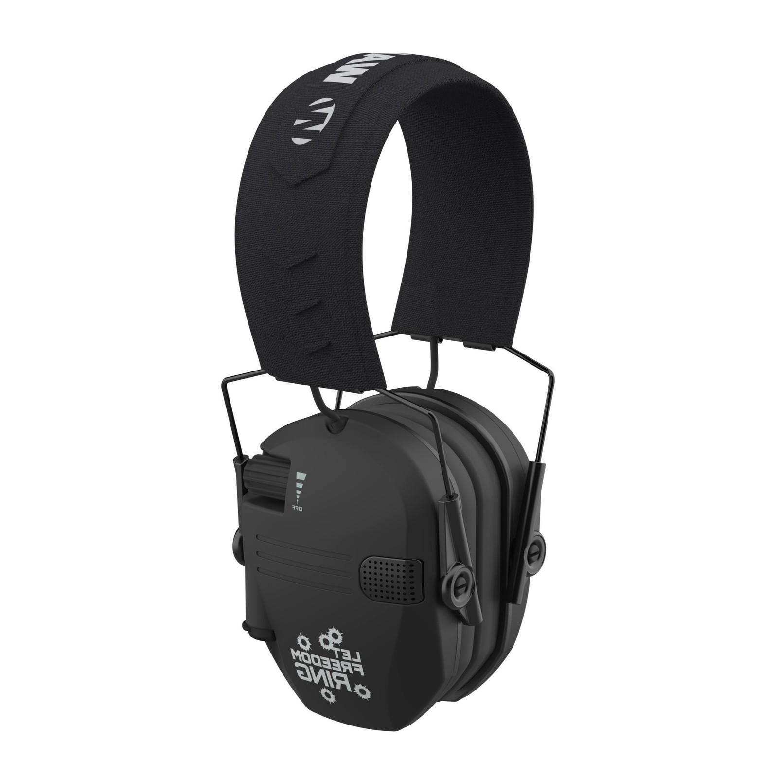 Walkers Razor Slim Electric Earmuffs with Built In Speakers Let Freedom Ring