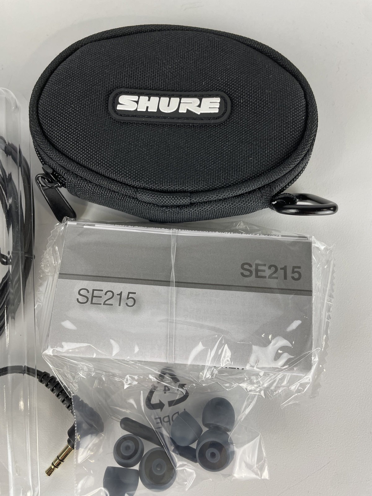 Open Box Shure SE215 Single Driver In-Ear Monitors, Black