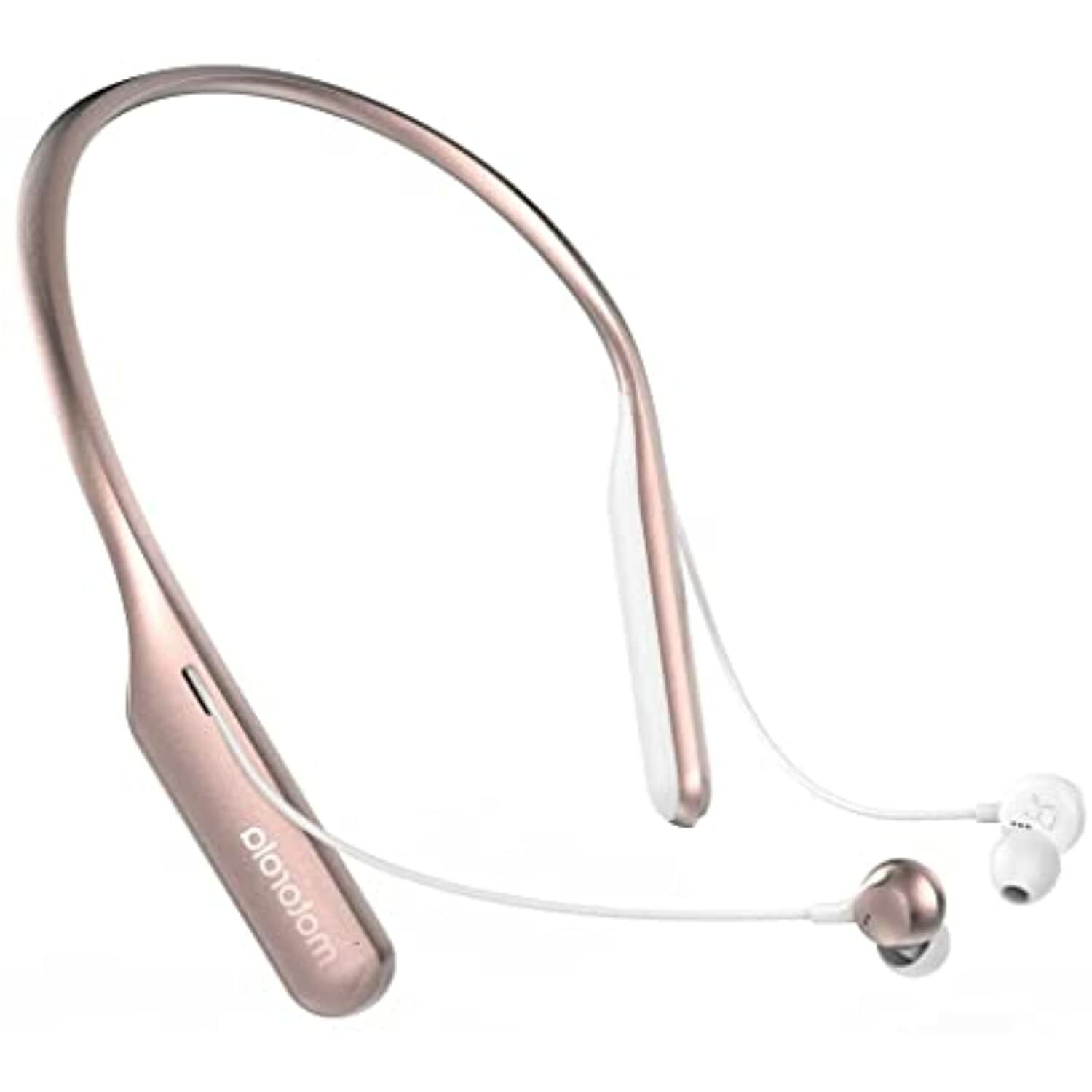 Motorola Ververap 200 Wireless in-Ear Neckband Headphones with Microphone – Rose