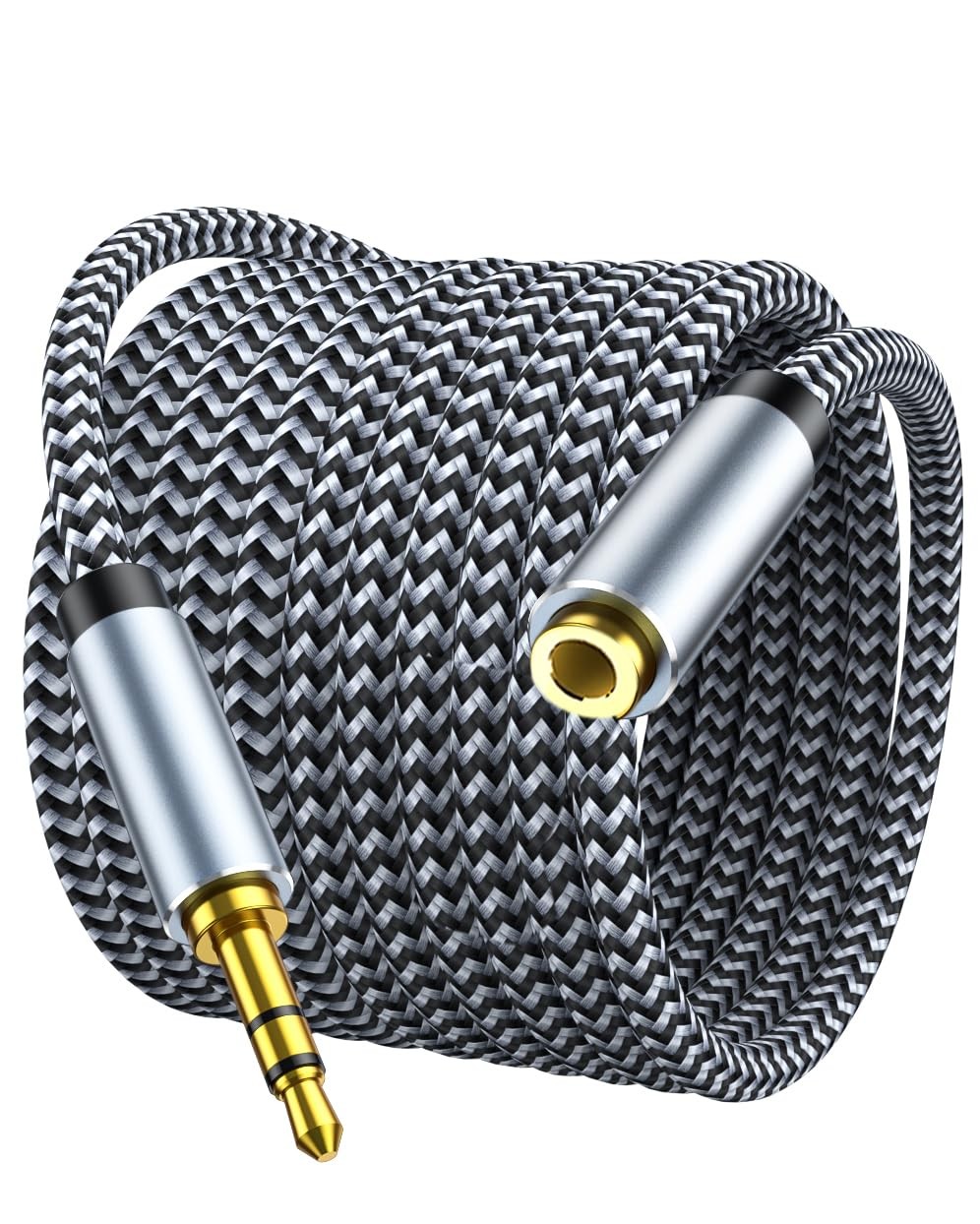 Headphone Extension Cable 10ft – Aux 3.5mm Extension Cable Male to Female, 1/8 I