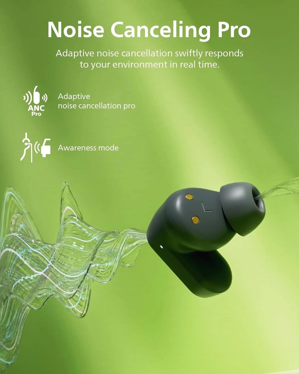 Philips TAT3519GY 3000 Series Headphones with Noise Cancelation