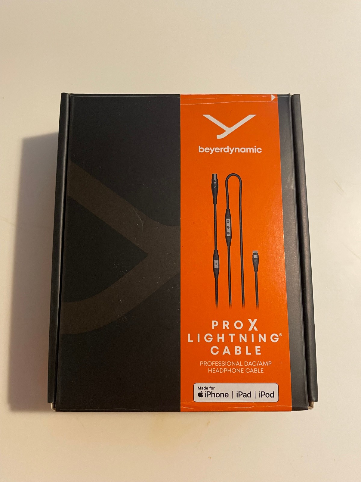 BeyerDynamic PRO X Lightning Cable DAC 1.6m Mini XLR to Lighting port for iPhone