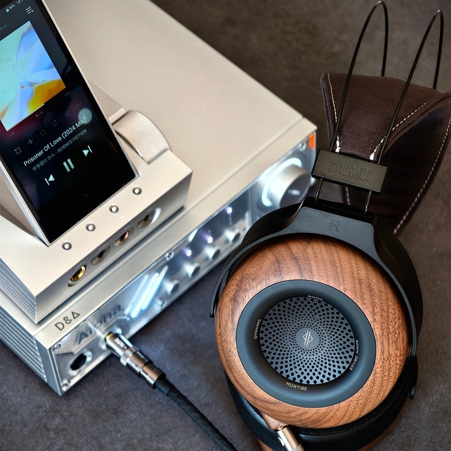 DUNU Mortise 50mm Dynamic Driver Open-Back Single-Crystal Copper Cable Headphone