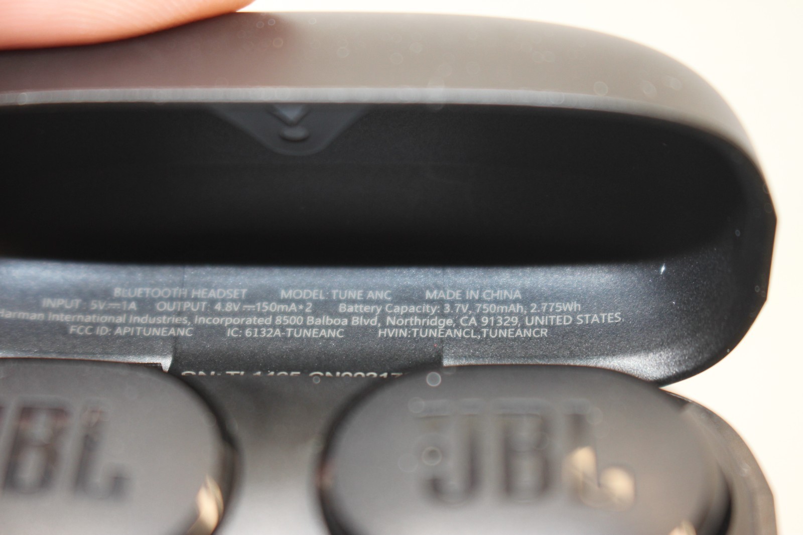 JBL Tune Buds True Wireless ANC Earbuds – Black