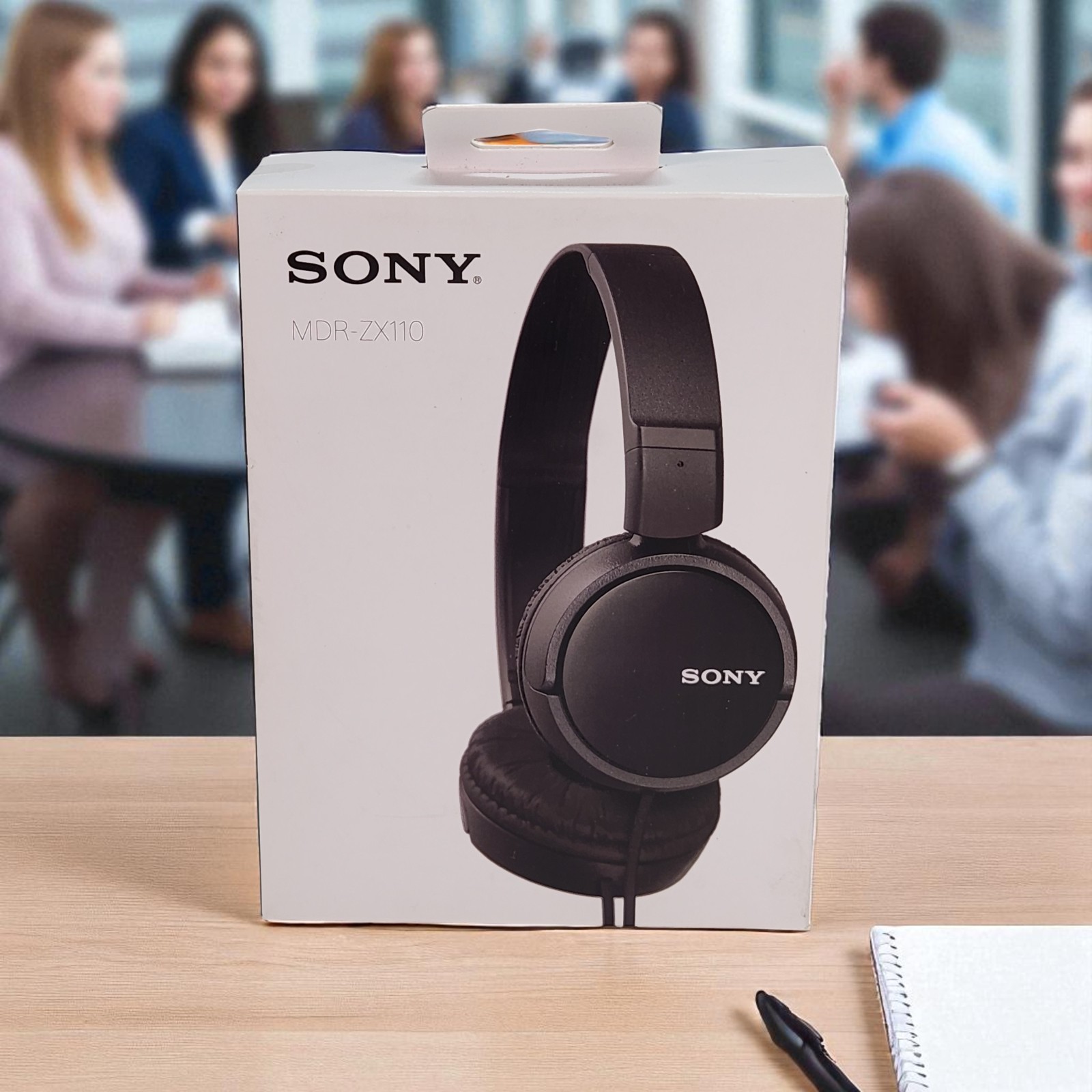 Sony MDR-ZX110 Wired Stereo Headphones (Black) 💥 New SEALED
