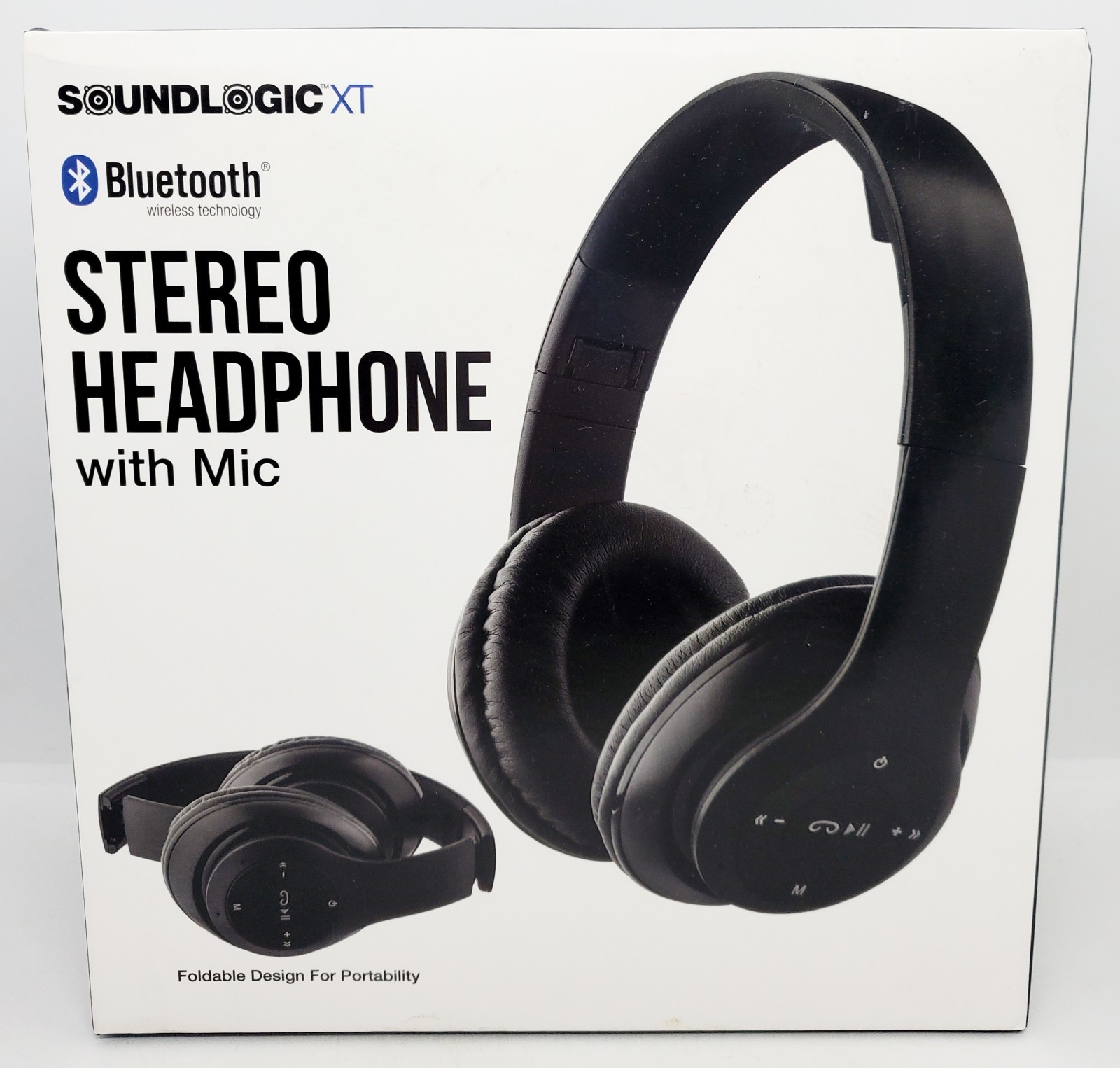 Brand New! Soundlogic XT Wireless Bluetooth HeadPhones With MIC Black Mint! 🎧🎶