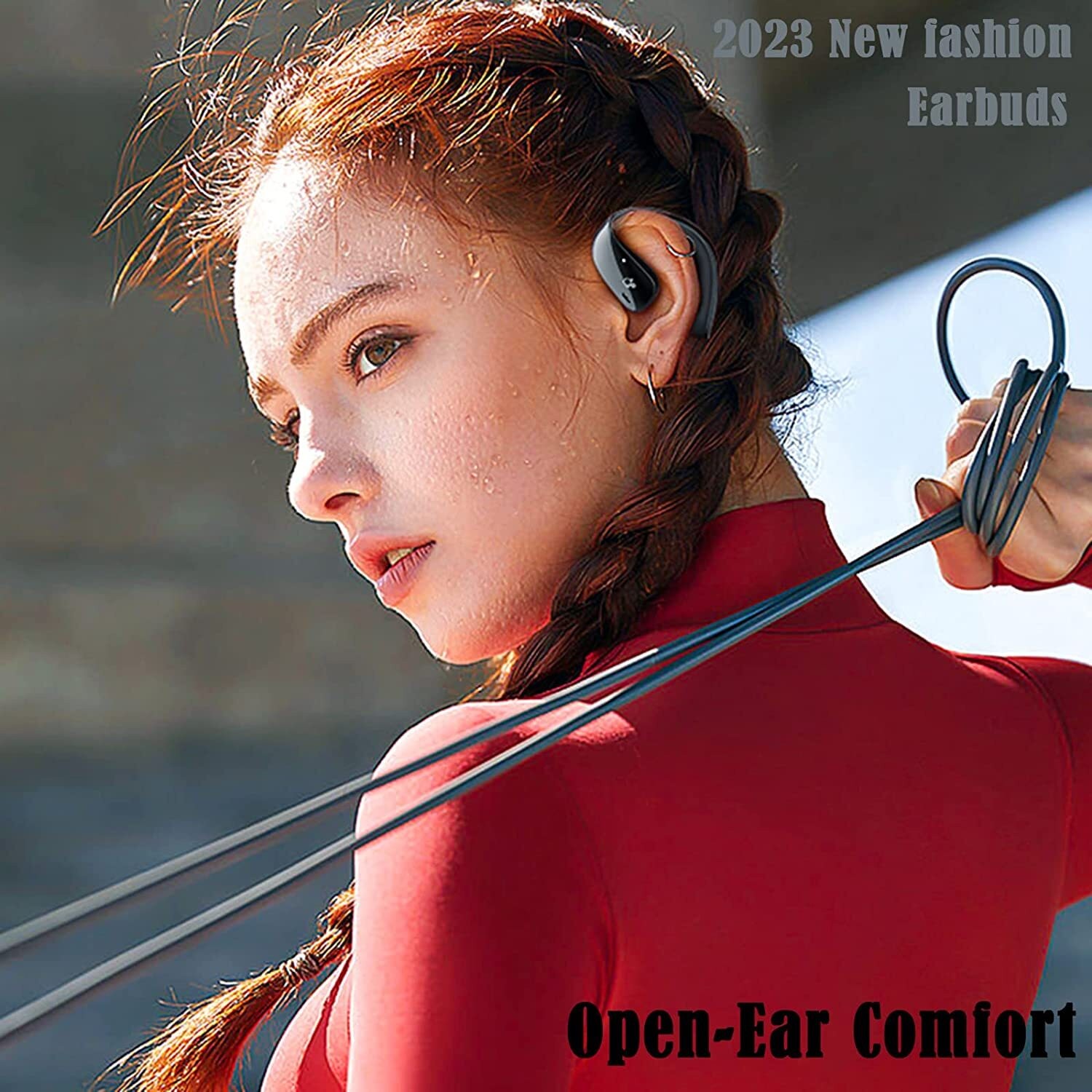 Latest 3D Surround Sound Open Bluetooth Headset, Noise Cancelling Headphones