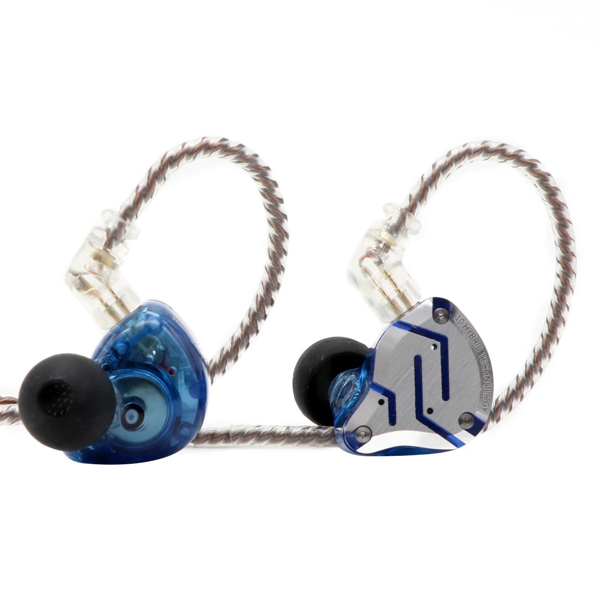 KZ ZS10 Pro 4BA+1DD 5 Driver In-Ear Hifi Metal Earphones With Detachable Cable