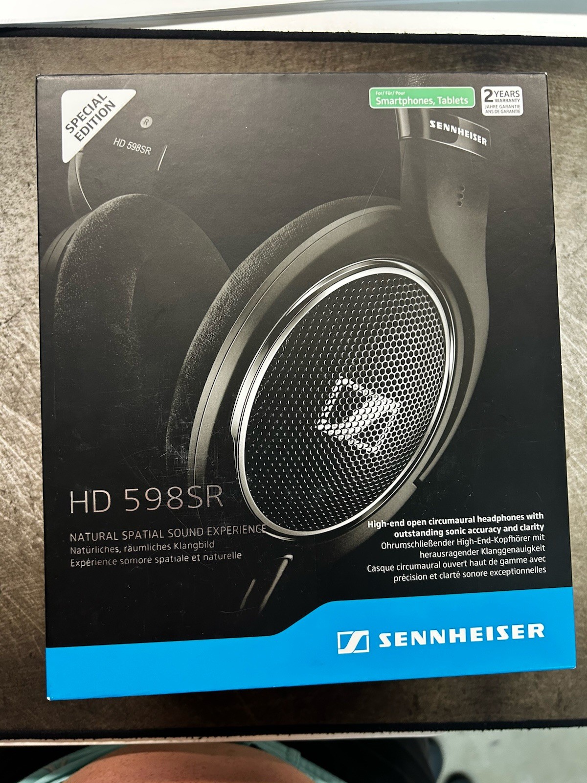 Sennheiser HD 598SE Special Edition Over-Ear Headphones Open Box Good Condition