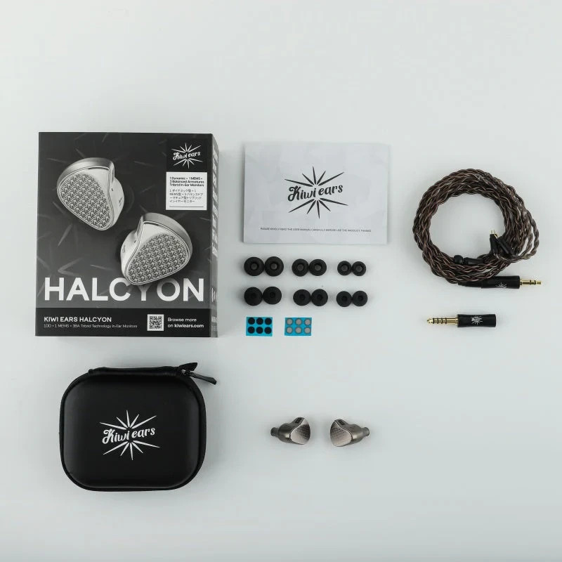 Kiwi Ears Halcyon MEMS+1DD+3BA Tribrid IEM