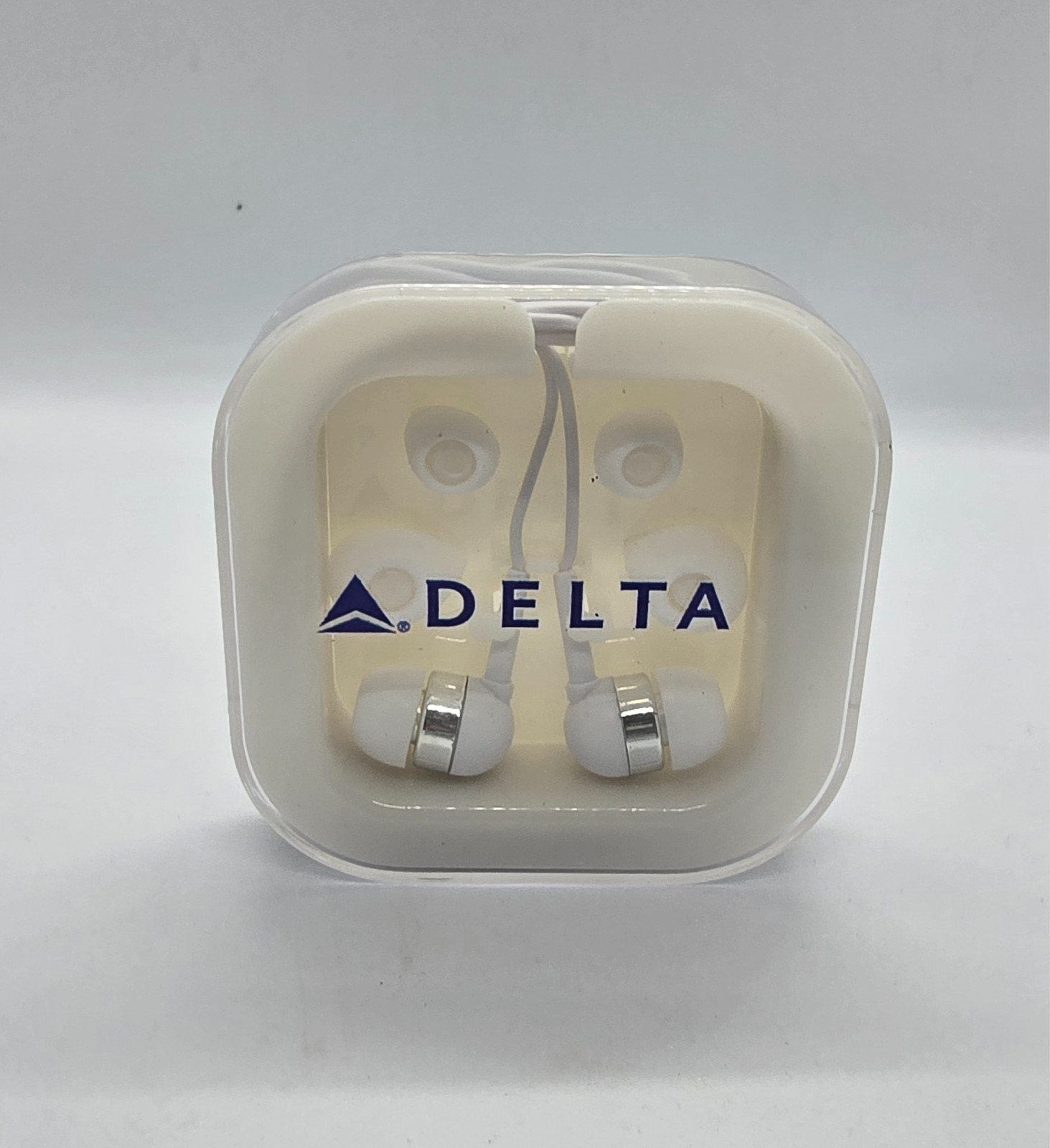 DELTA Airlines “Plug In ” Earbuds Headphones