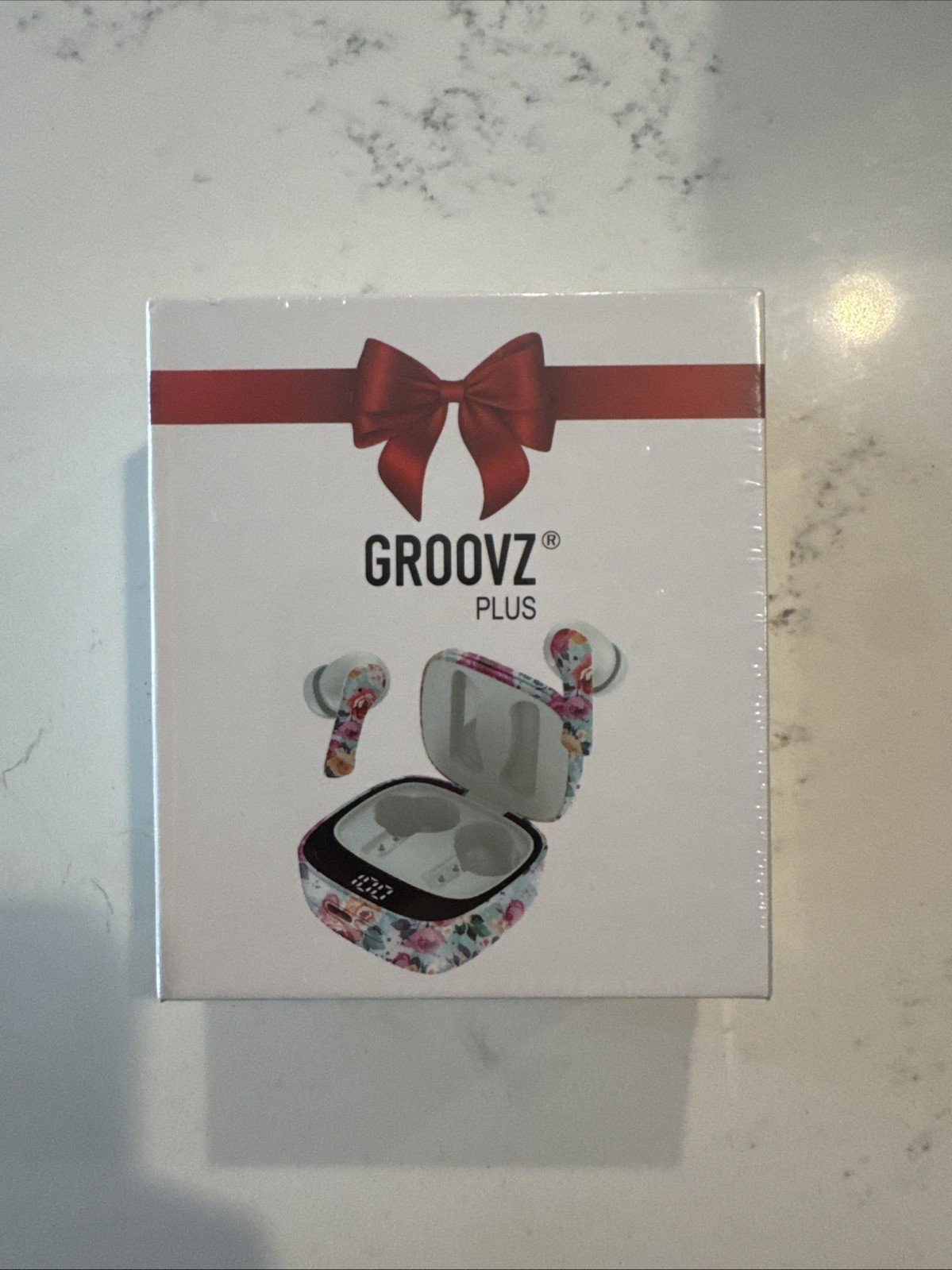 Groovz Plus True Wireless Bluetooth Earbuds Floral Charging Case New