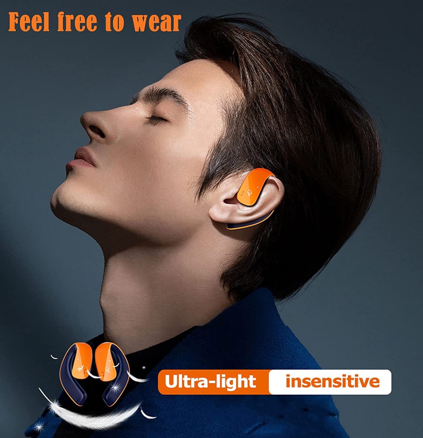 Latest 3D Surround Sound Open Bluetooth Headset, Noise Cancelling Headphones
