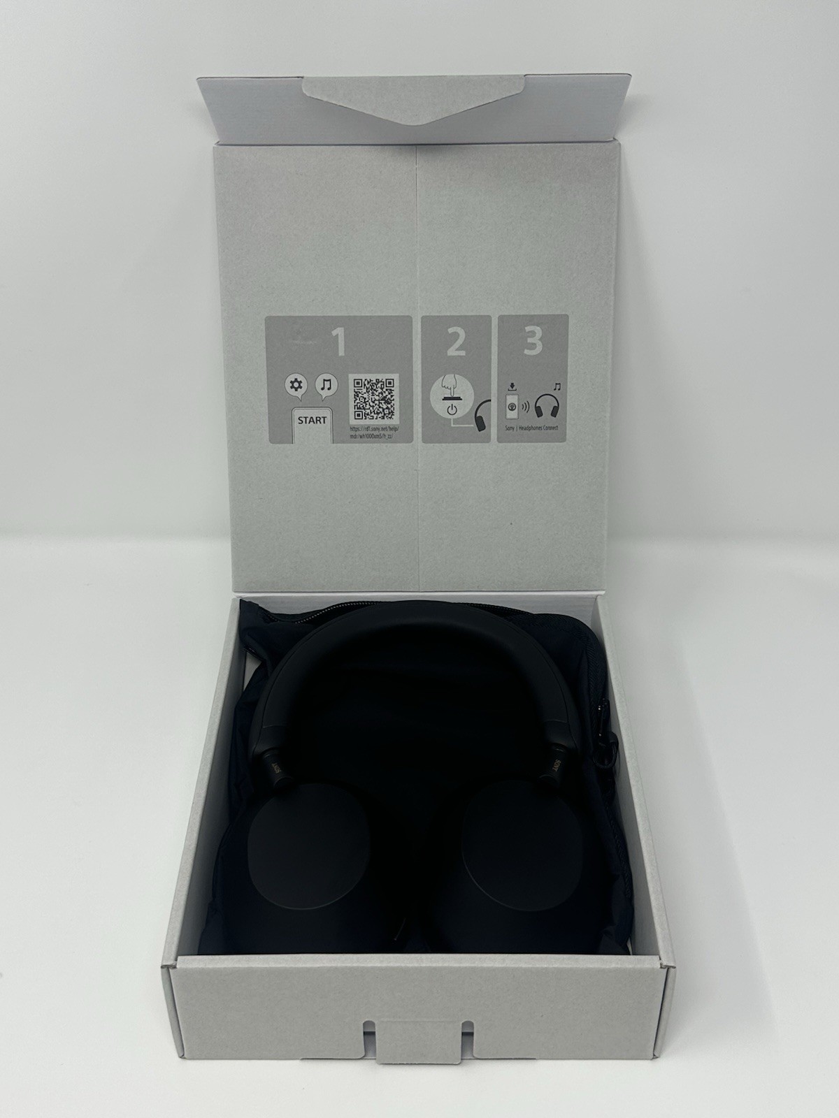 Sony WH-1000XM5 Wireless Noise Canceling Headphones Black Open Box Tested