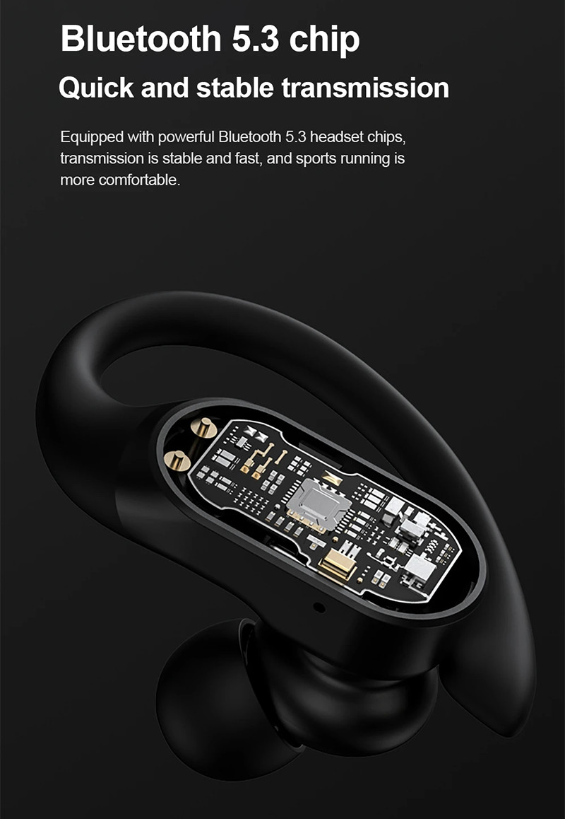 Lenovo LP75 Sports Wireless Earphones with Mic Bluetooth 5.3 TWS Headphones Hifi