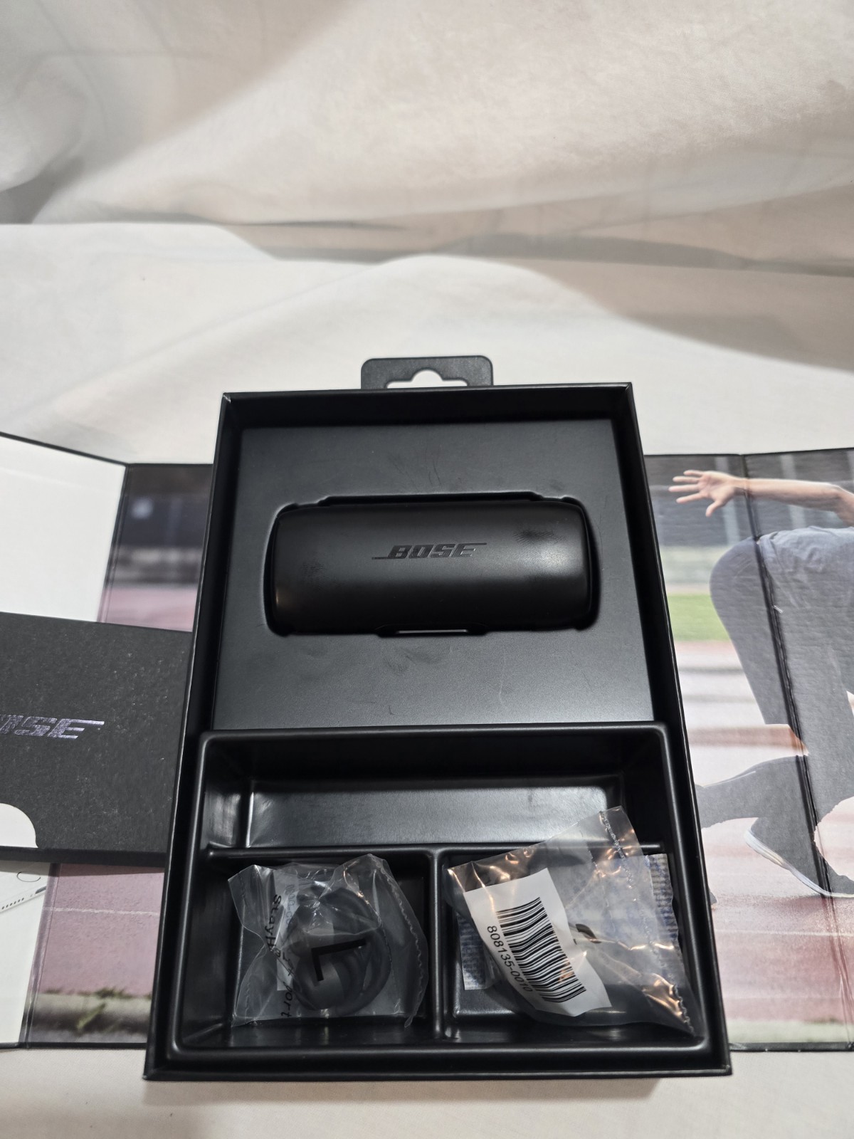 Bose SoundSport Free In Ear Wireless Headphones – Black- Open Box- Free Shipping