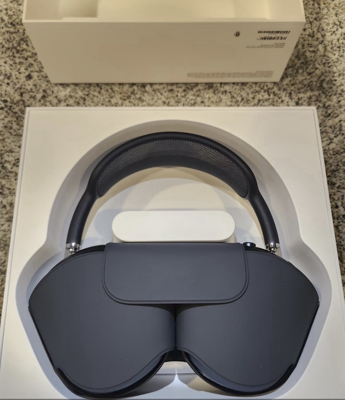 Apple AirPods Max Over-Ear Headphones (Blue/Black) w/ Smart Case, USB Cable, Box