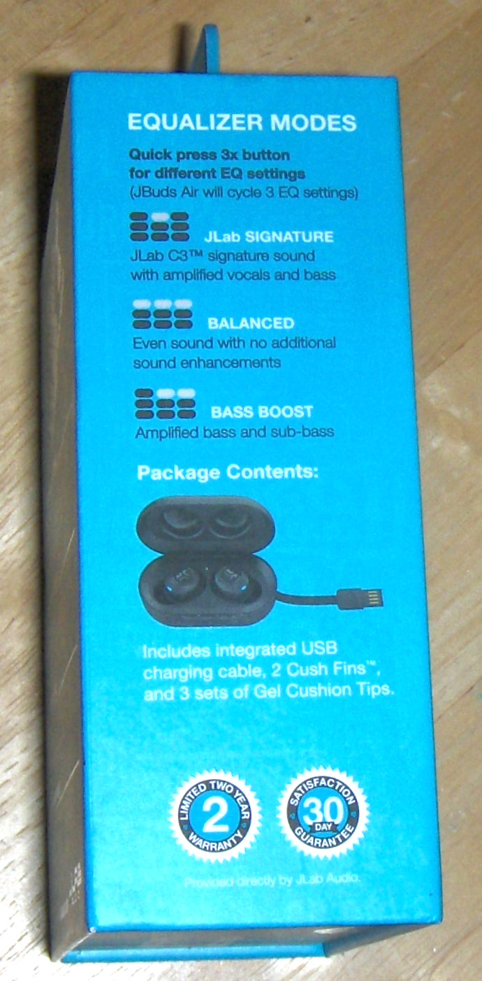JLAB Audio JBUDS Air True Wireless Signature Bluetooth Earbuds / Charging Case