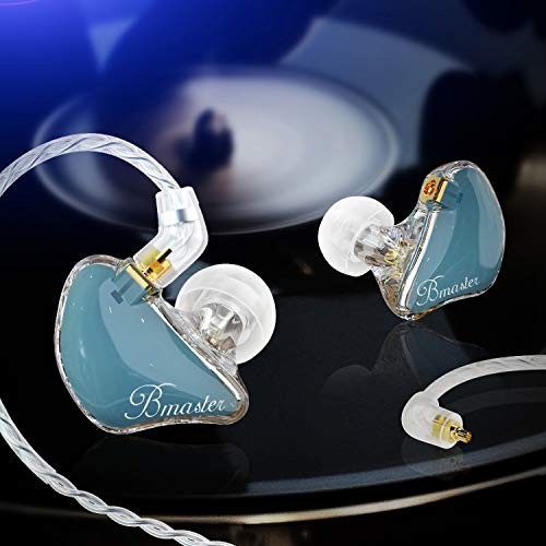 Triple Driver In-Ear Monitor Headphones with Detachable Cables for Musicians – B