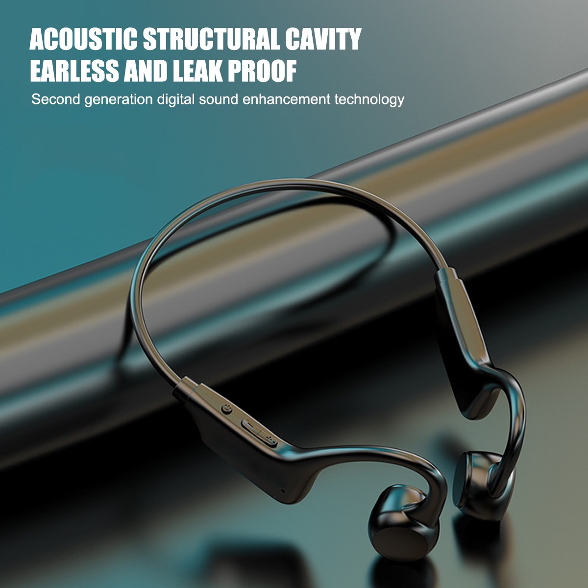 Outdoor Bone Conduction Headphones Bluetooth 5.3 Wireless Earbuds Sport Headset