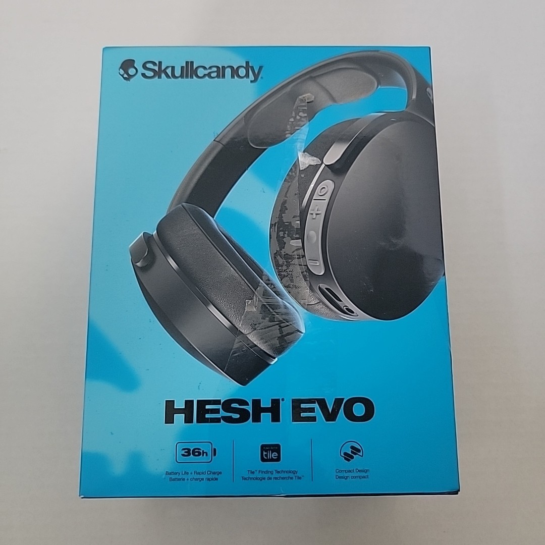 Skullcandy Hesh Evo S6HVW True Black Over-Ear Wireless Bluetooth Headphones