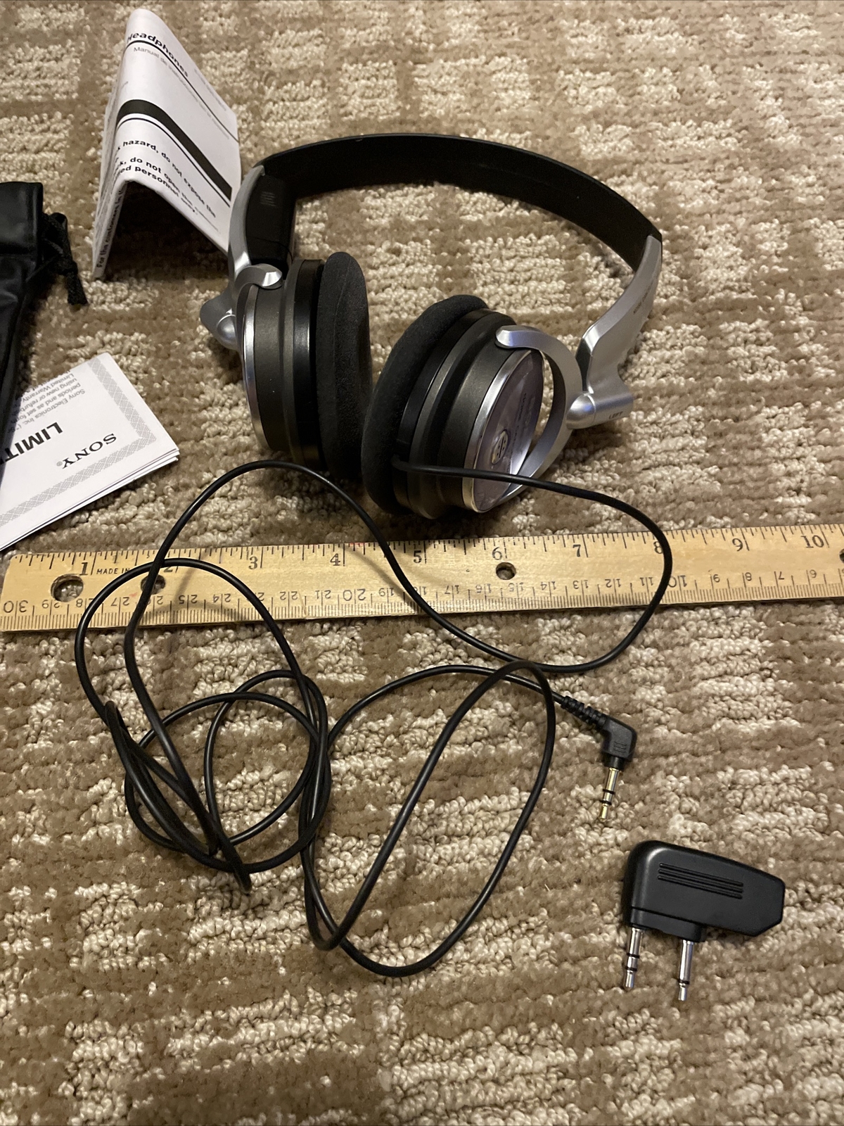 Sony MDR-NC6 Headband Headphones – Silver
