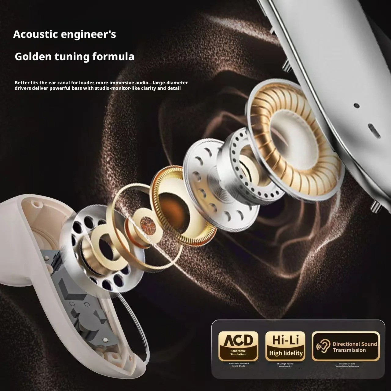MONSTER C01 Zero Burden Bluetooth 6.0 Open Ear HD Call Dual Mic Long Battery