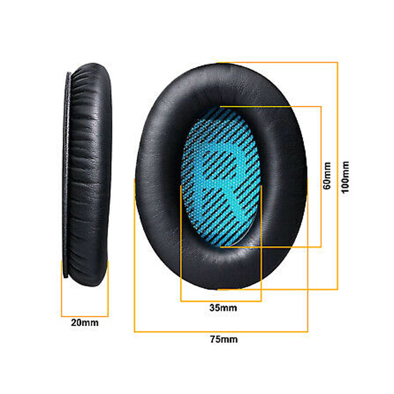 Replacement Ear Pads Cushions for Bose Quiet Comfort 35 QC35 II QC25 QC15 AE2