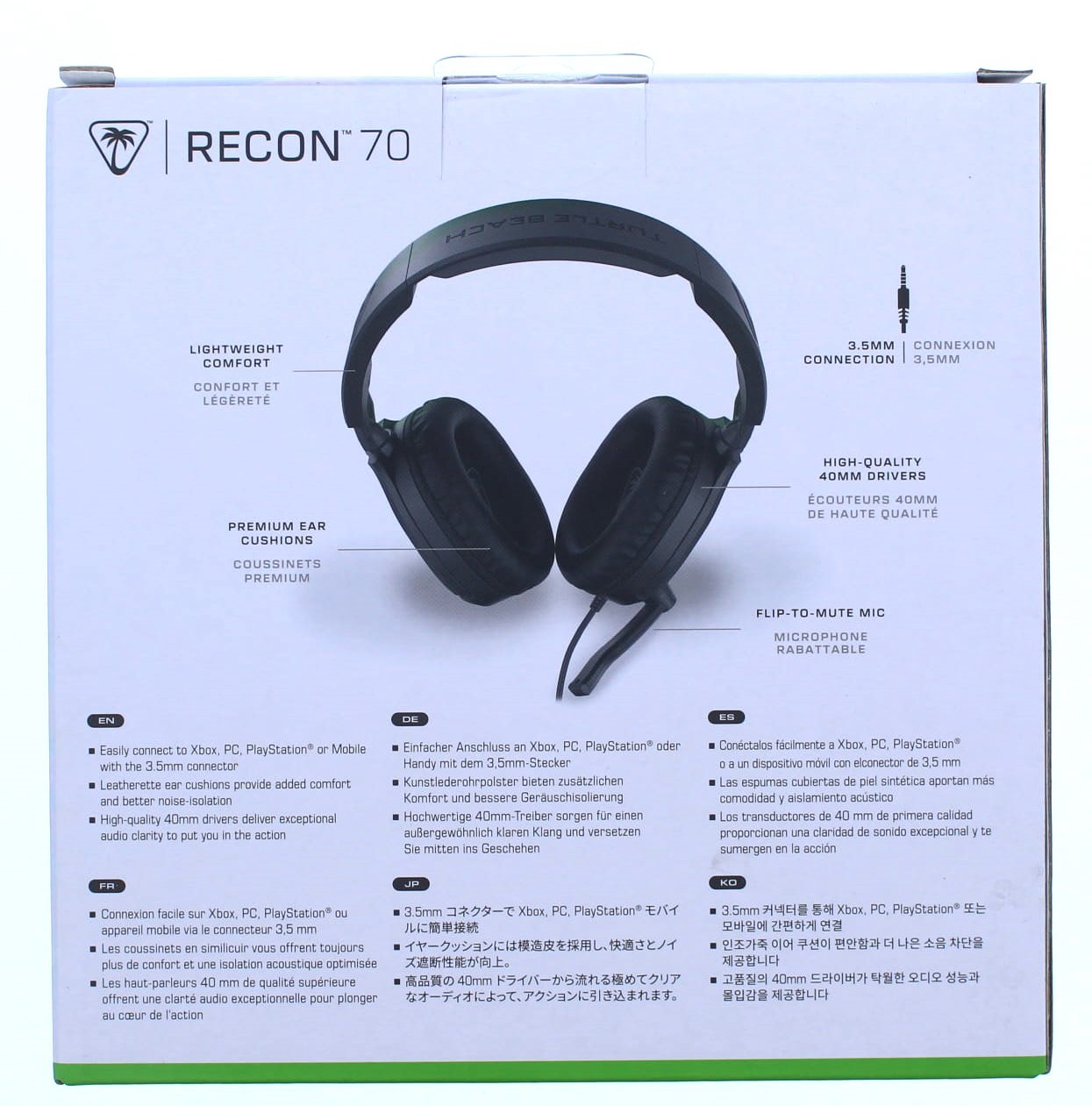 Turtle Beach Wired RECON 70 Gaming Headset Multiplatform