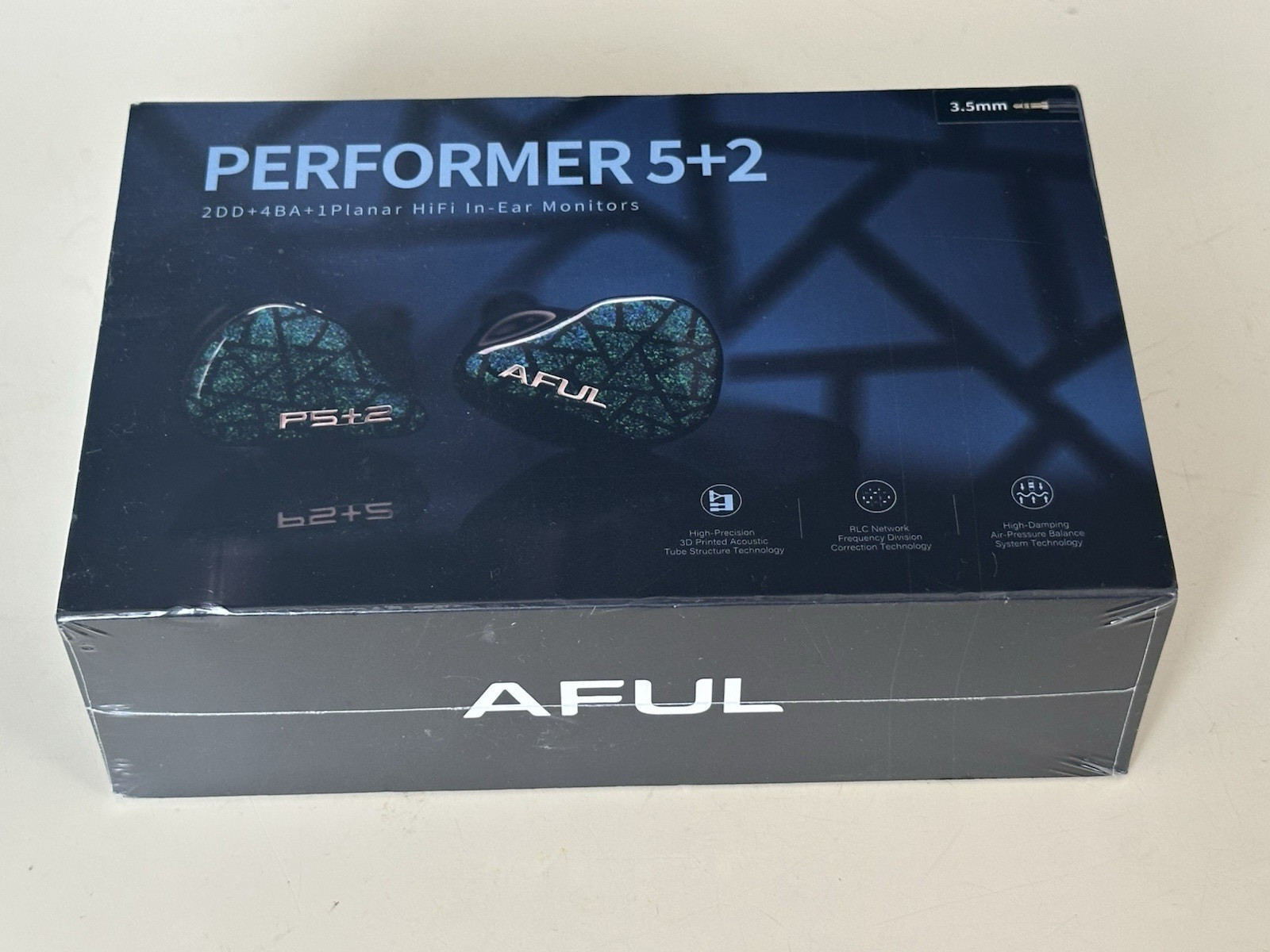 AFUL PERFORMER 5+2 Earphones Hybrid Driver 2DD+4BA+Micro planar NEW BOX SEALED