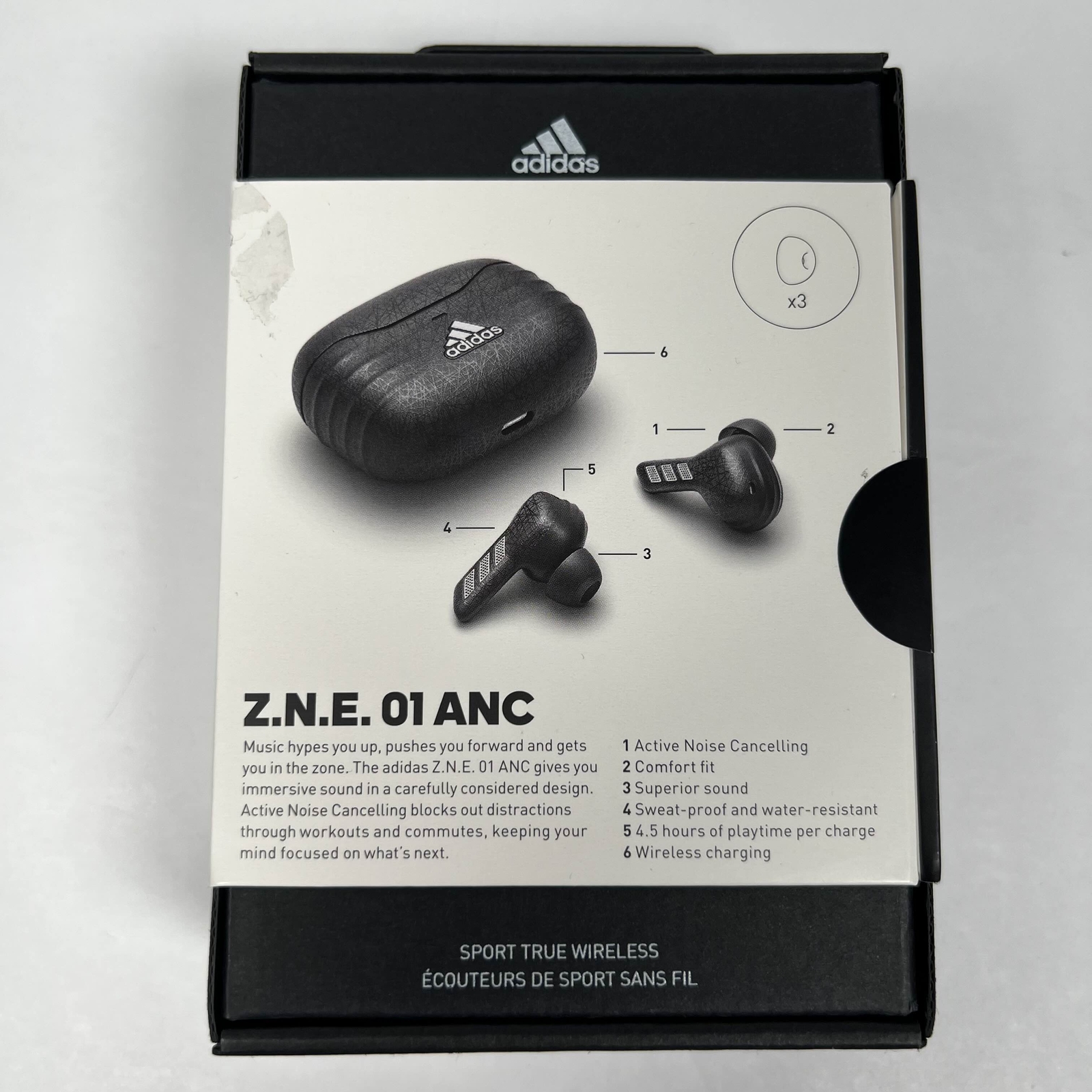 adidas Men’s Adidas Z.N.E. 01 ANC True Wireless Earbuds