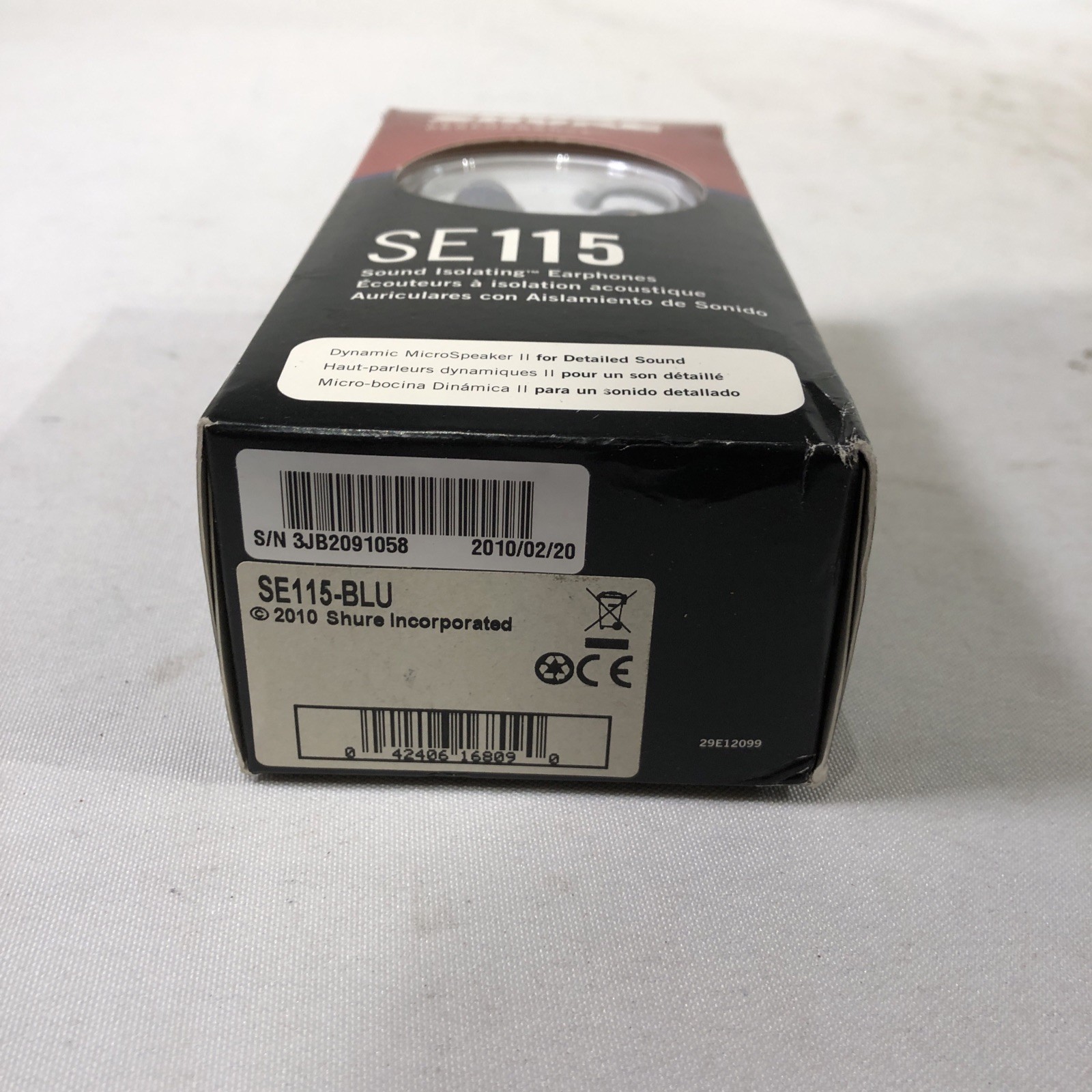 Brand NEW! Shure SE115 In-Ear Headphones With Case + Extra Tips
