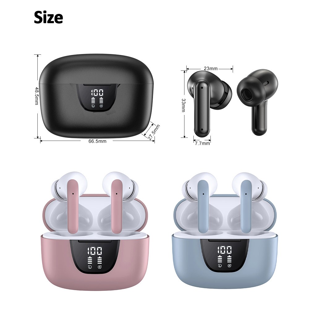 2026 Wireless Bluetooth 5.4 Earbuds Headphones For iPhone Samsung Galaxy Android