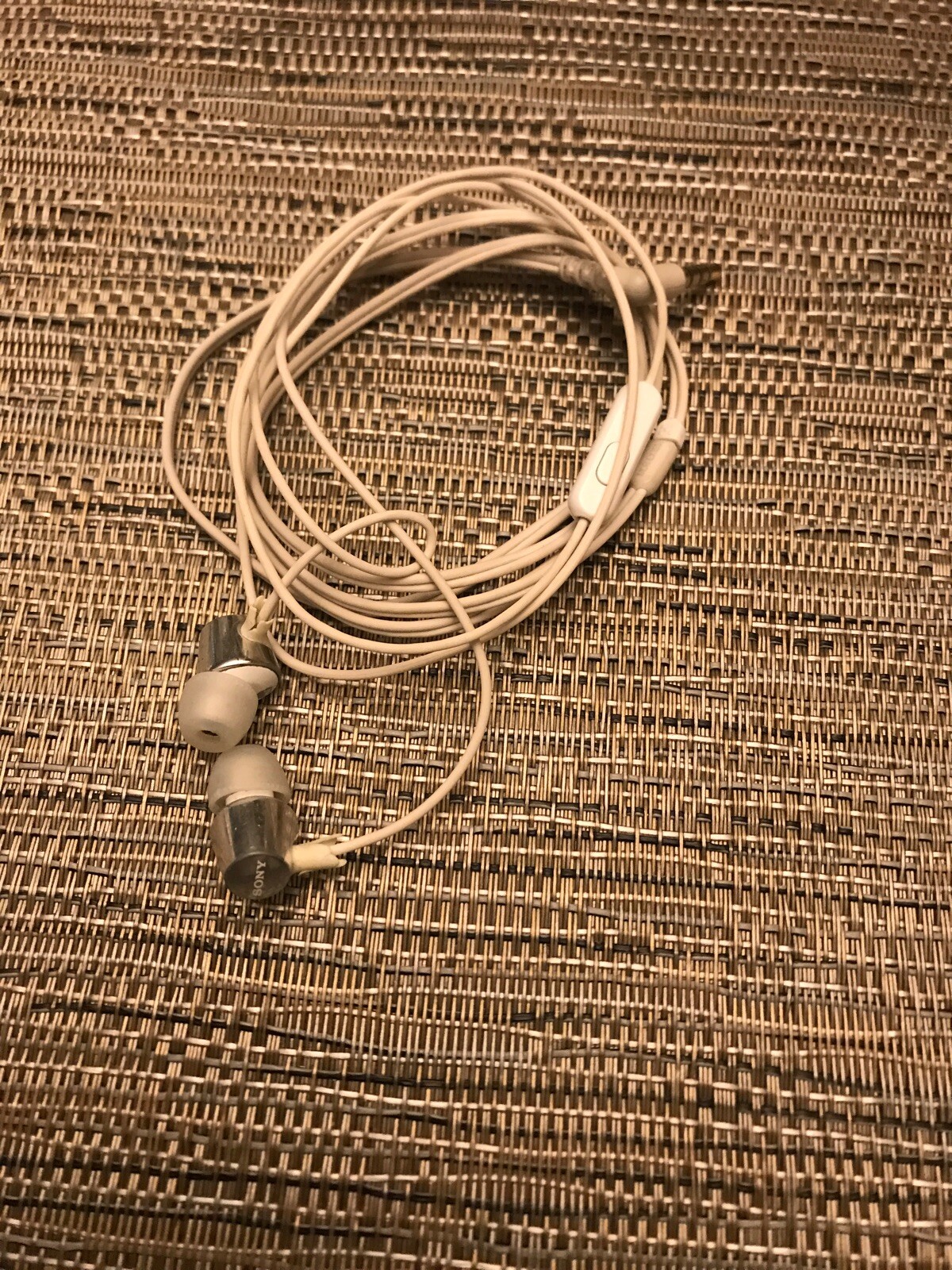 Sony MDR-EX155AP In-Ear Stereo Headphones WHITE MDREX155AP #1(No Box)