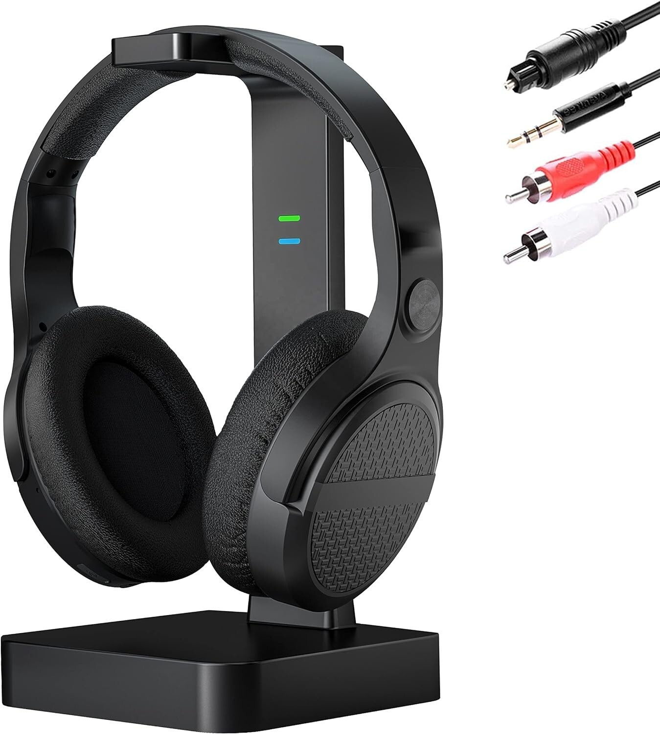 Wireless Headphones for TV Watching with Digital Optical RCA 2.4GHz RF Transm…