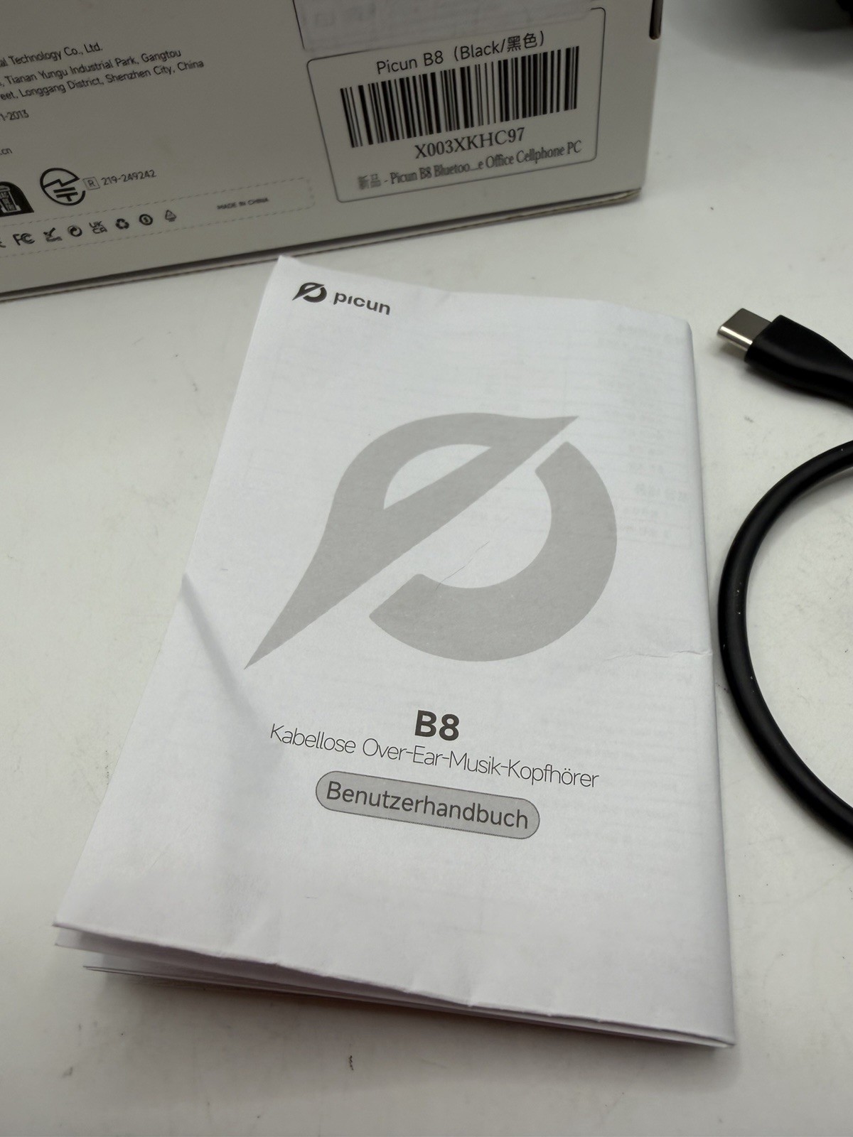 Headphones Picun B8 Bluetooth Headphones, 120H Playtime Wireless Bluetooth