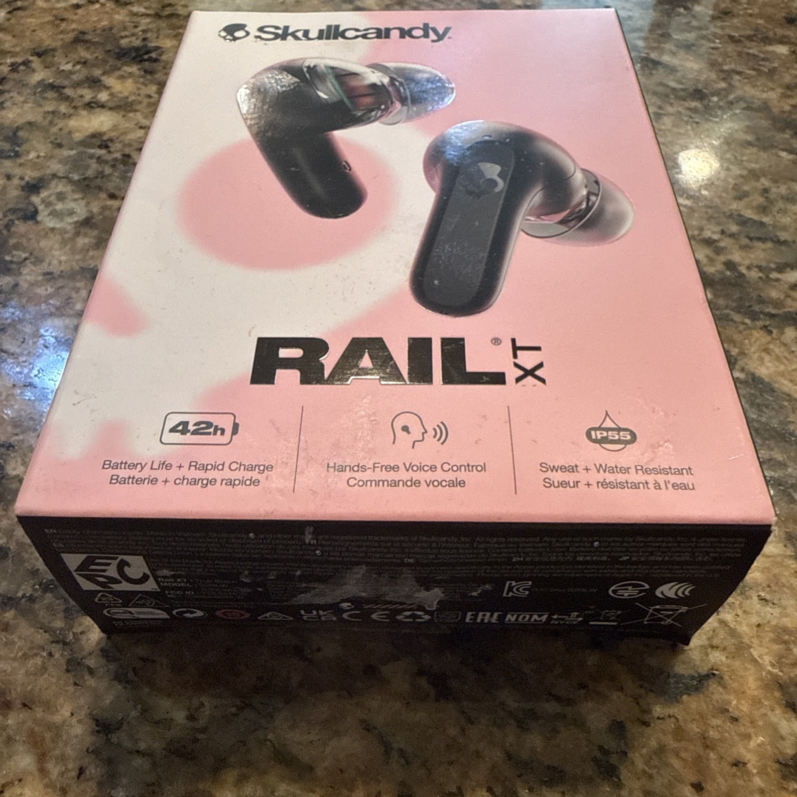 Skullcandy S2RLW Q786 Rail XT True Wireless Bluetooth in-ear Headphones 42 hr