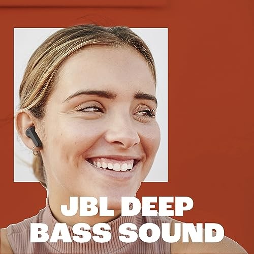 Vibe Beam – True Wireless Earbuds – Black | Deep Bass Sound, Comfortable
